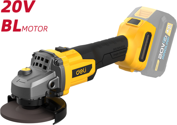 Угловая шлифовальная машина Deli EDC602Z + З/У EDL-CD20A2E- фото2