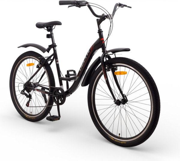 Велосипед DeltA Fiesta / FIESTA26.17.BK-RD- фото2