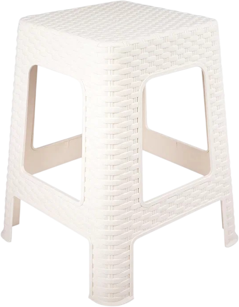 Табурет пластиковый Полимербыт Артлайн 4344507- фото