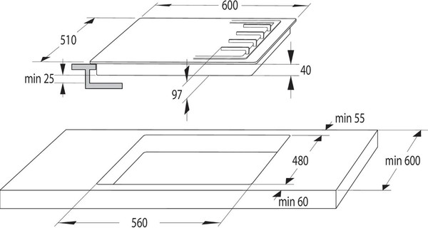 Газовая варочная панель Gorenje GTW641AKB- фото5