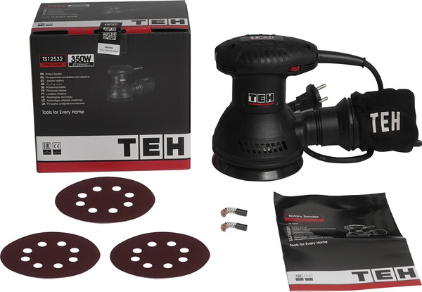 Эксцентриковая шлифовальная машина TEH TS12532- фото5