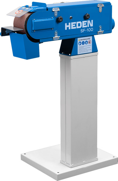 Шлифовальный станок по металлу HEDEN Ленточный SF-100- фото