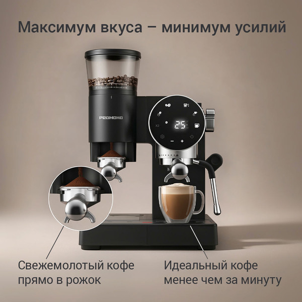 Кофемашина Redmond CM741- фото2