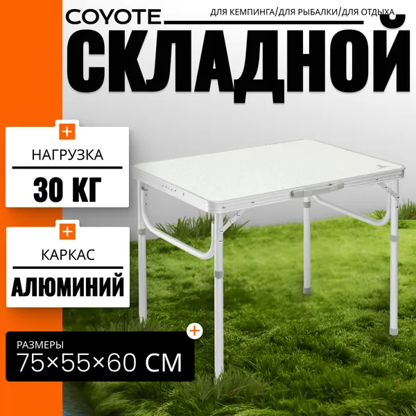 Комплект складной мебели Coyote Стол HKTB-1027M + Кресло TOS KB-L 39x39x65- фото2