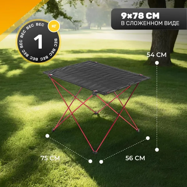 Комплект складной мебели Sundays Стол ZC-CT005 + Кресло Coyote TOS KB-L 39x39x65- фото6