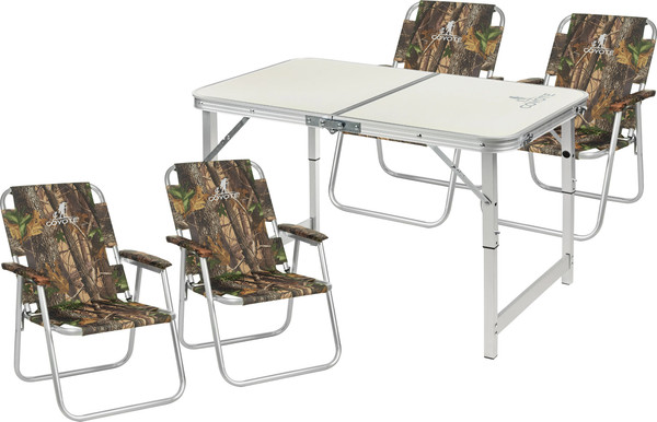 Комплект складной мебели Coyote Стол HYT003 50x80см + Кресло HYA009S- фото