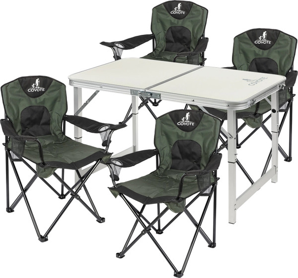 Комплект складной мебели Coyote Стол HYT003 50x80см + Кресло YZ-24- фото