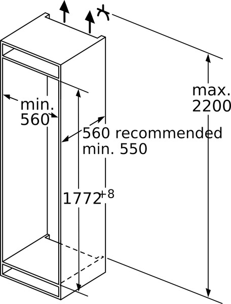 Встраиваемый морозильник Bosch GIN81AEF0U- фото6