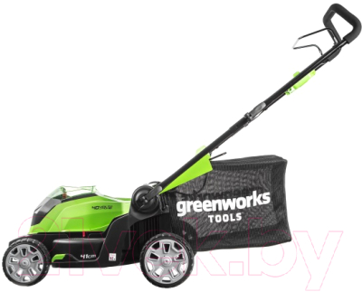Газонокосилка электрическая Greenworks G40LM41K4- фото3