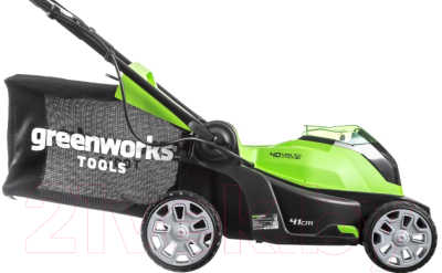 Газонокосилка электрическая Greenworks G40LM41K4- фото4