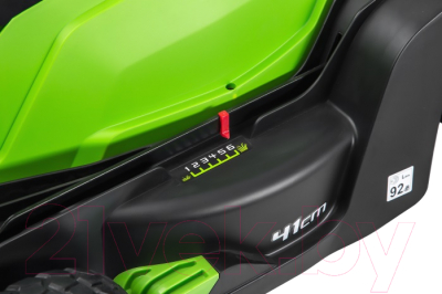 Газонокосилка электрическая Greenworks G40LM41K4- фото5