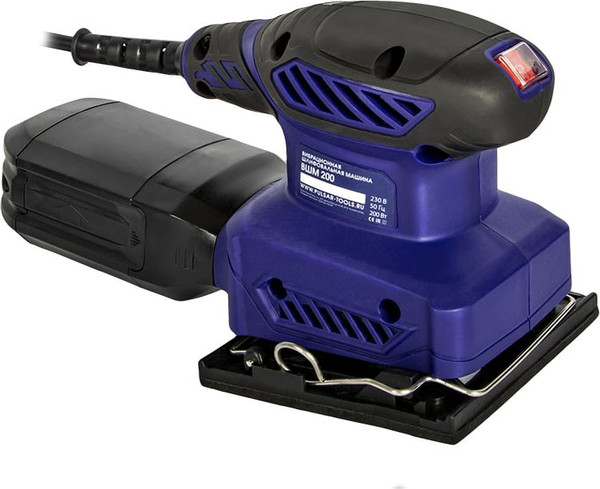 Вибрационная шлифовальная машина Пульсар ВШМ 200 / 793-725- фото2