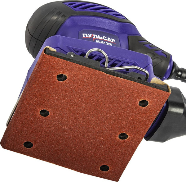 Вибрационная шлифовальная машина Пульсар ВШМ 200 / 793-725- фото5