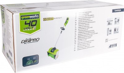 Снегоуборщик аккумуляторный Greenworks GD40SSK4 40V / 2600807UB- фото10