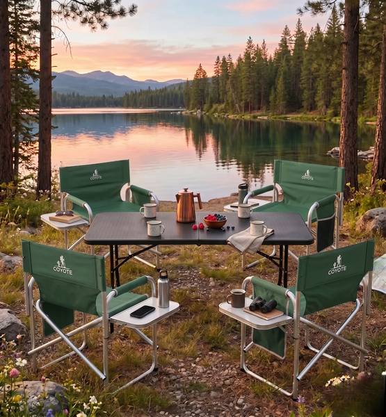 Комплект складной мебели Sundays Garden Стол WD0112 + Кресло Coyote HKC-1046- фото