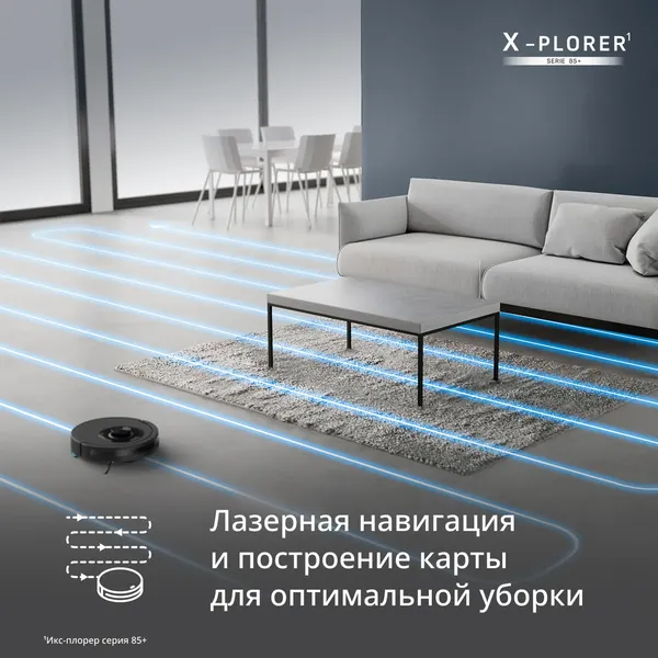 Робот-пылесос Tefal X-plorer Serie 85+ RG87D5WH- фото5