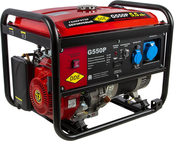 Бензиновый генератор DDE G550P / 919-990- фото