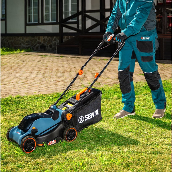 Газонокосилка аккумуляторная Senix X2 20В / LPPX2-L-EU- фото2