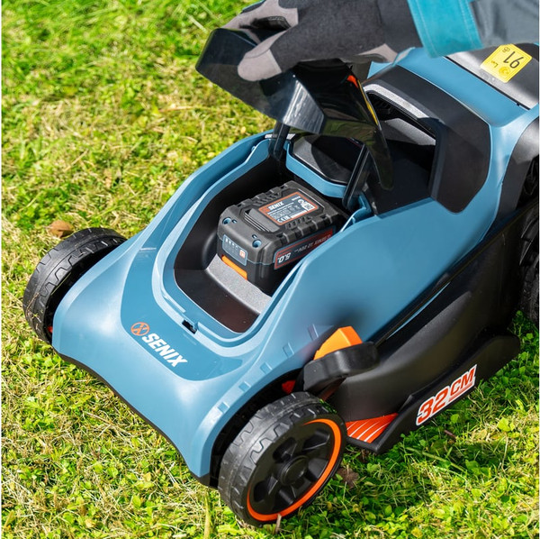 Газонокосилка аккумуляторная Senix X2 20В / LPPX2-L-EU- фото3