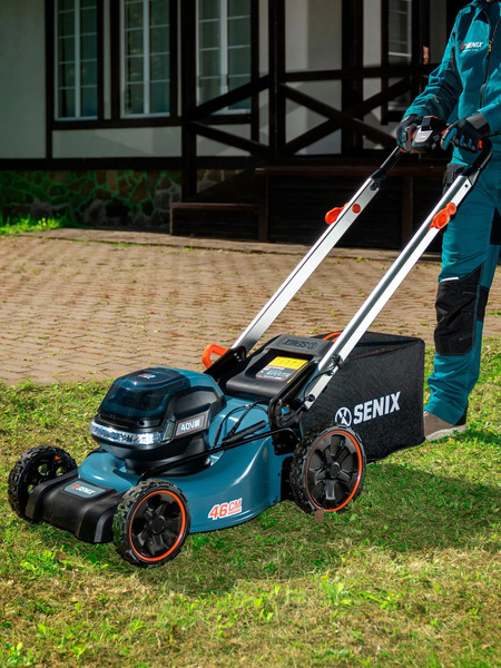 Газонокосилка аккумуляторная Senix 2X2 40В / LSSX2-H-EU- фото7
