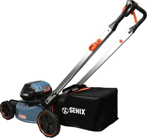 Газонокосилка аккумуляторная Senix X6 60В 3в1 / LPSX6-H-EU COMBO - фото3