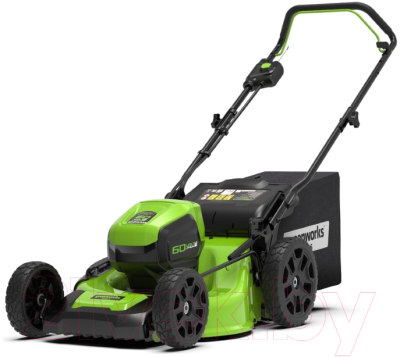 Газонокосилка электрическая Greenworks GD60LM46HPK4- фото