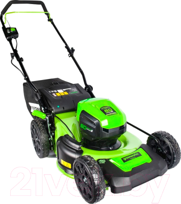 Газонокосилка электрическая Greenworks GD60LM46SP- фото