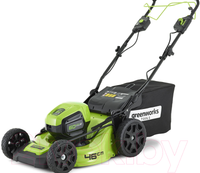 Газонокосилка электрическая Greenworks GD60LM46SP- фото7