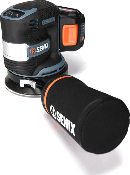 Эксцентриковая шлифовальная машина Senix X2 20В / PSX2-M1-EU- фото2