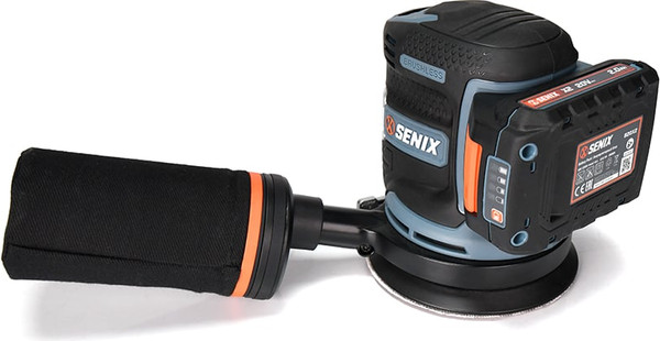 Эксцентриковая шлифовальная машина Senix X2 20В / PSX2-M1-EU- фото4