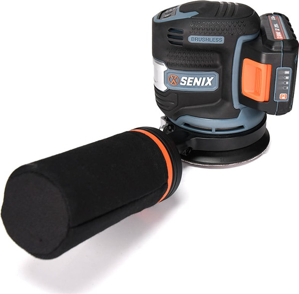 Эксцентриковая шлифовальная машина Senix X2 20В / PSX2-M1-EU-0- фото2