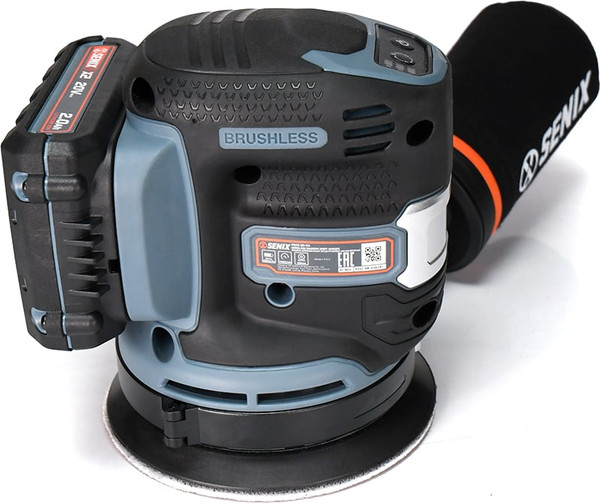 Эксцентриковая шлифовальная машина Senix X2 20В / PSX2-M1-EU-0- фото5