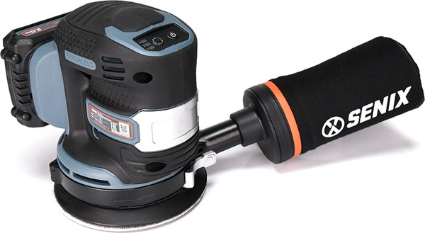 Эксцентриковая шлифовальная машина Senix X2 20В / PSX2-M1-EU-0- фото6