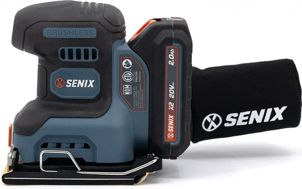 Вибрационная шлифовальная машина Senix X2 20В / PSX2-M2-EU- фото