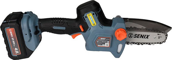 Пила цепная аккумуляторная Senix X2 18В / CSX2-M3-EU- фото6