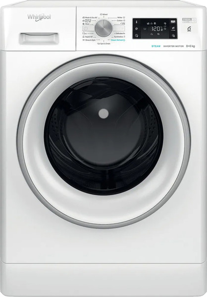Стирально-сушильная машина Whirlpool FFWDB 864489 SV EE- фото