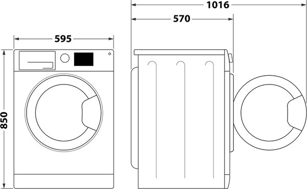 Стирально-сушильная машина Whirlpool FFWDB 964489 SV EE- фото10