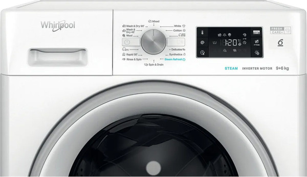 Стирально-сушильная машина Whirlpool FFWDB 964489 SV EE- фото3