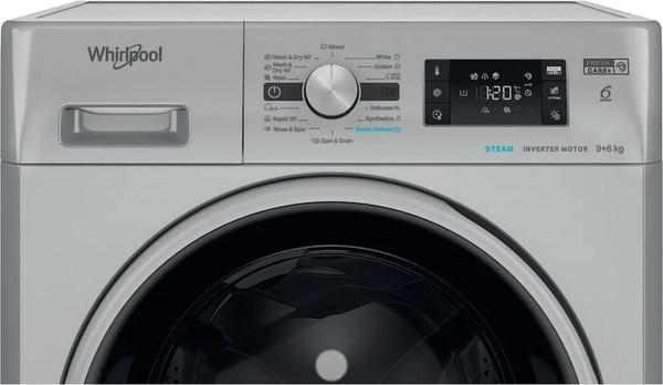 Стирально-сушильная машина Whirlpool FFWDB 964489 SBSV EE- фото3