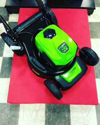 Газонокосилка электрическая Greenworks GD40LM46SP- фото3