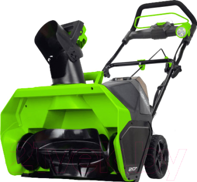 Снегоуборщик аккумуляторный Greenworks GD40SB 40V / 2600607- фото