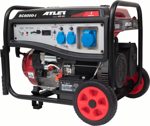 Бензиновый генератор Atlet SC6000-I- фото4
