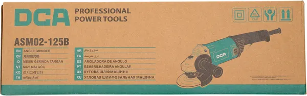 Угловая шлифовальная машина DCA ASM02-125B- фото10