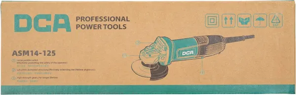 Угловая шлифовальная машина DCA ASM14-125- фото10