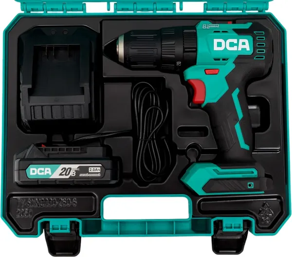 Аккумуляторная дрель-шуруповерт DCA ADJZ2050i TYPE DM- фото9