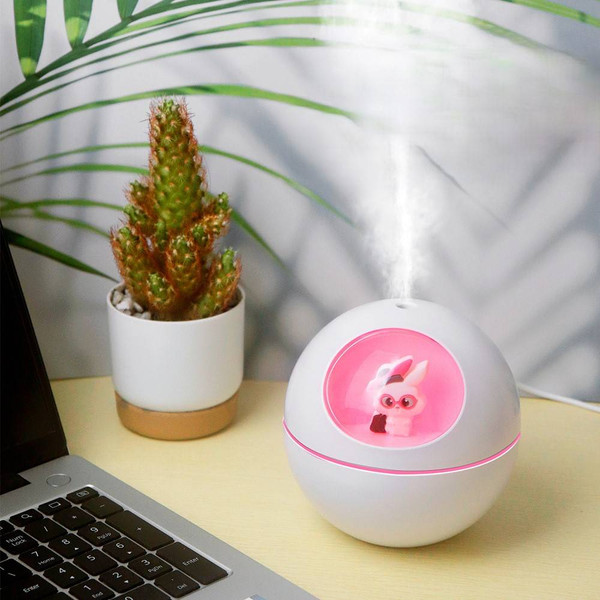 Ультразвуковой увлажнитель воздуха ILikeGift Зайка в розовых очках / 139P-011- фото5