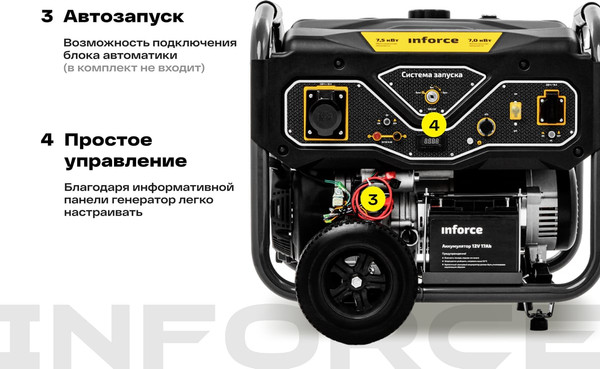Бензиновый генератор Inforce GL 7500 04-03-17- фото5