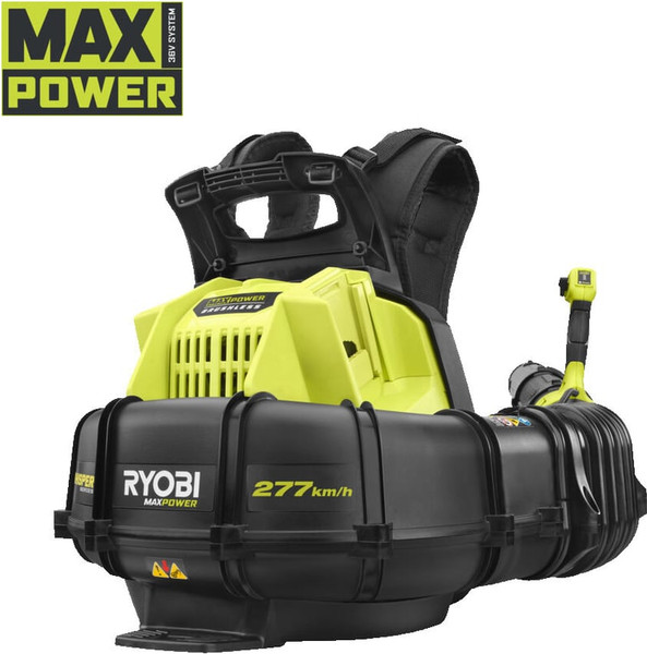 Воздуходувка аккумуляторная Ryobi Ранцевая RY36BPXB-0- фото