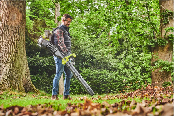 Воздуходувка аккумуляторная Ryobi Ранцевая RY36BPXB-0- фото5