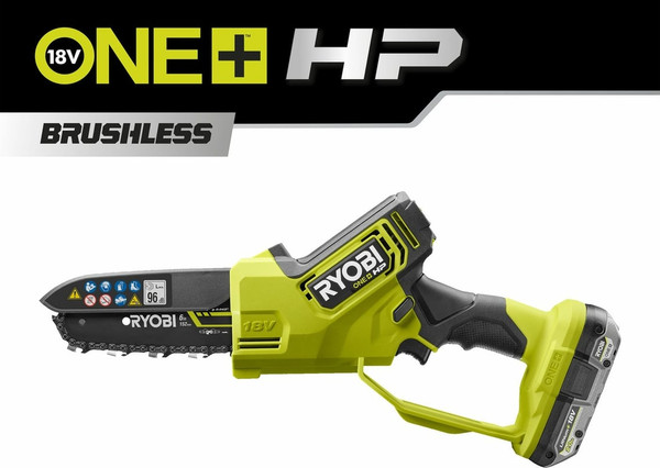 Пила цепная аккумуляторная Ryobi RY18PSX15A-120- фото3